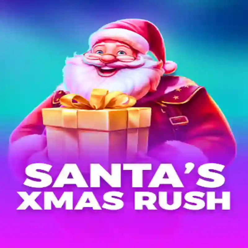 Interfaz de juego de Santa’s Xmas Rush en mxgana